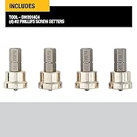 Vista 2 de Dewalt DW2014C4 Setter de tornillos para paneles de yeso (paquete de 4)