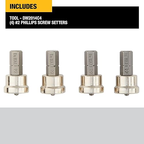 Miniatura 2 de Dewalt DW2014C4 Setter de tornillos para paneles de yeso (paquete de 4)