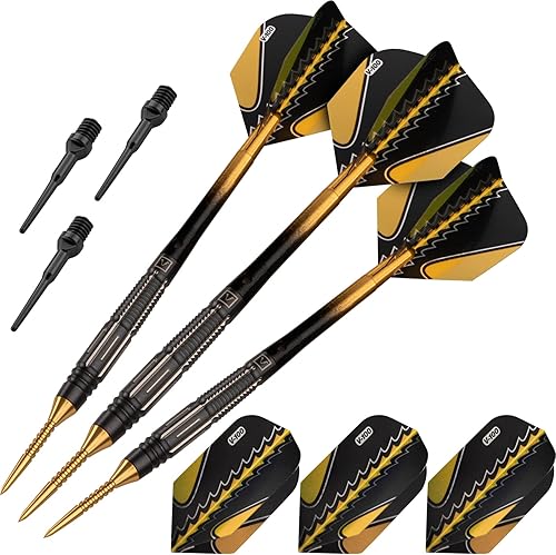 Viper Black Flux 90 Tungsten Professional Steel or Soft Tip Conversion Dart Set