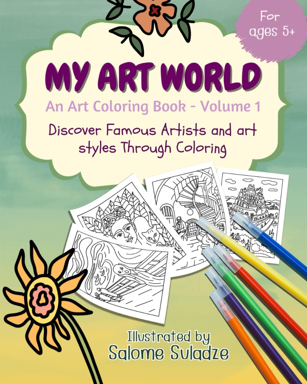 My Art World: An Art Coloring Book - Volume 1