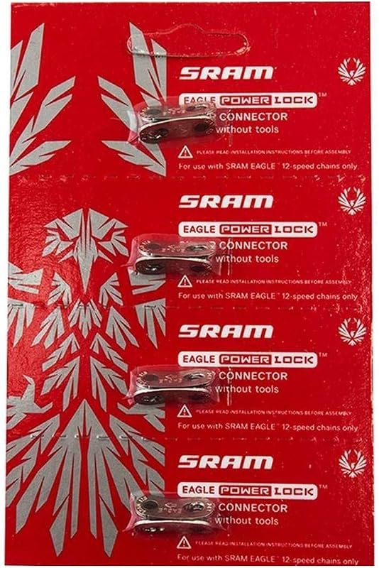 Eagle PowerLock Chain Connector 12-Speed Chain Link w/Decal - Available in 2-Pack and 4-Pack (4)