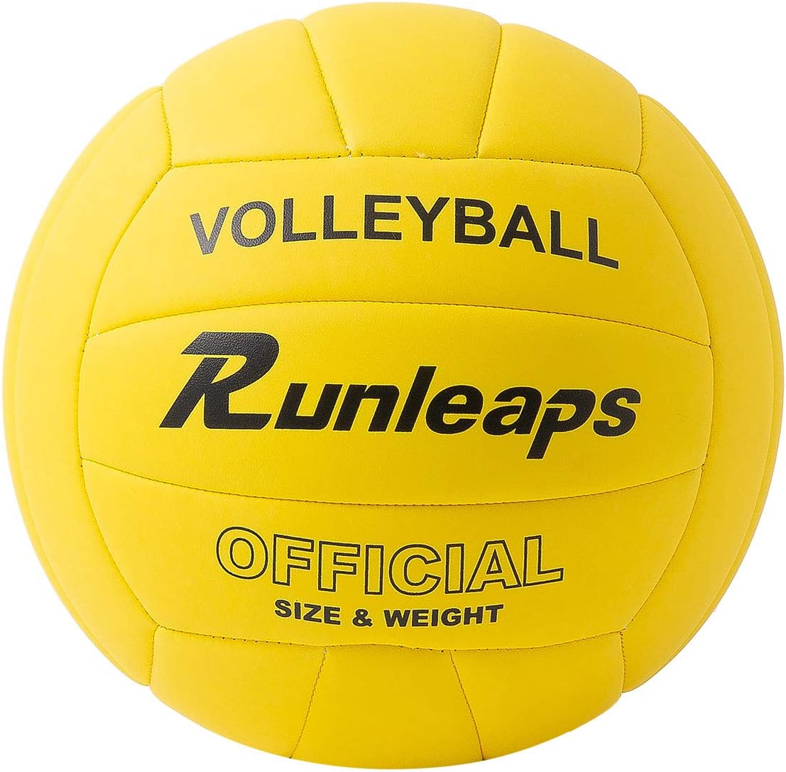 Volleyball, Waterproof Indoor Outdoor Volleyball for Beach Game Gym Training (Official Size 5)