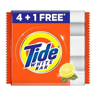 Tide white Detergent Bar Soap, 80g+50g Free