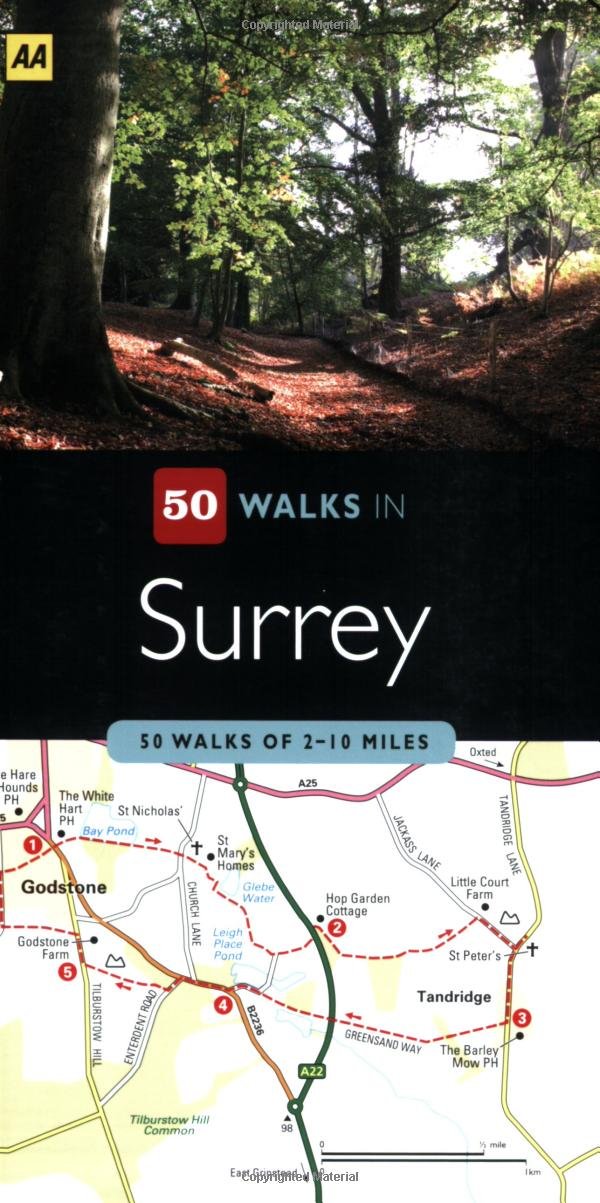 Surrey (AA 50 Walks Series)