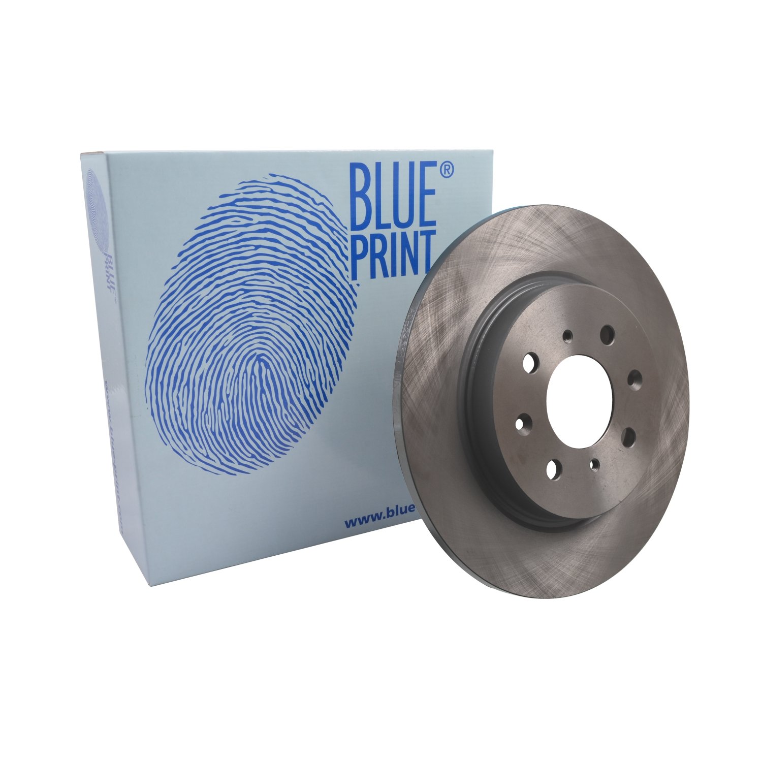 Blue PrintADH243116 Brake Disc Set (2 Brake Disc) rear, full, No. of Holes 4
