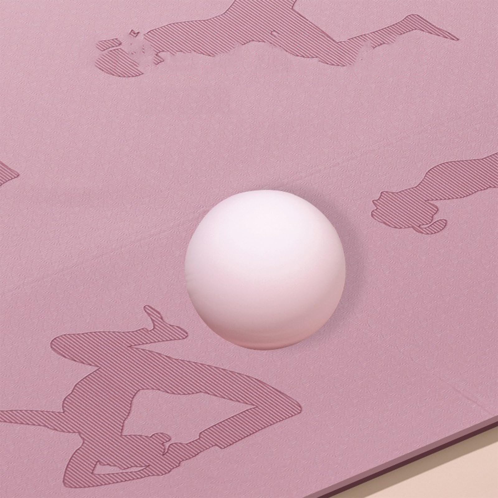 Klappbare Reisen Yogamatte Extra Dick Hautfreundliche Rutschfest Sportmatte Multifunktional Workout Tragbaretrainingsmatte füR Meditation Resistance Workout Stretching