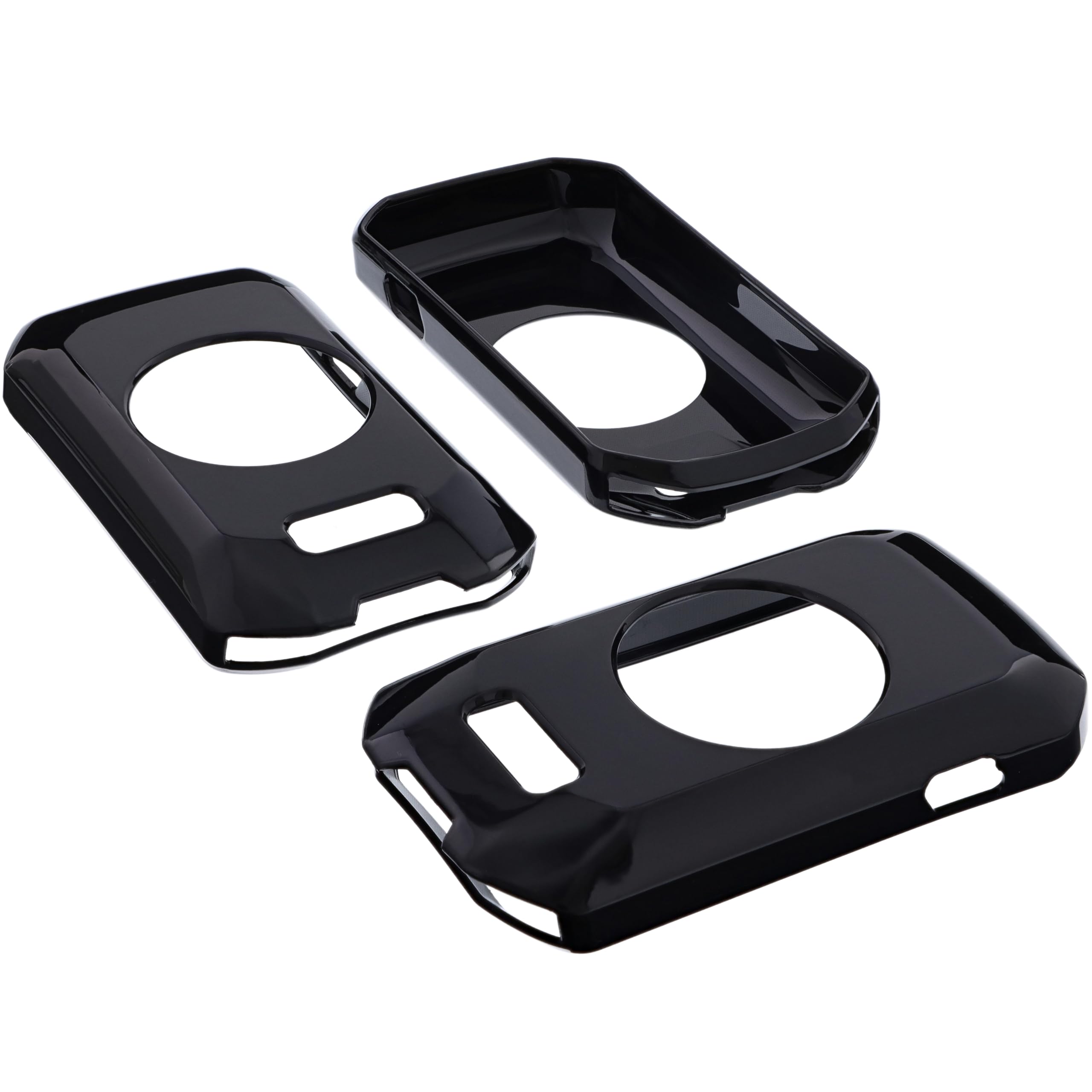Custodia Compatibile con Garmin Edge 1050 Cover Protettiva TPU Borsa Nero Antiurto AntiGraffio per MTB Bici da Strada e-Bike