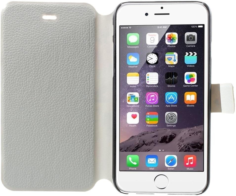 LD Case a000813 Pink Flower Print Flip Case for iPhone 6 Red