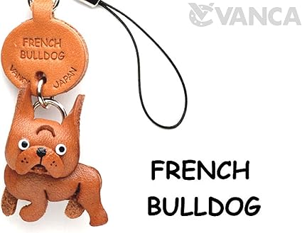 Amazon 本革 携帯犬ストラップ プチワンチャン フレンチブルドッグ ｖａｎｃａ 日本製 職人によるハンドメイド ストラップ マスコット 通販