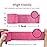 FRESINIDER 9 Rolls Self Adhesive Wrap Athletic Tape Gauze, Breathable Elastic Cohesive Bandage for Sports Injury & Pet (7 Pcs 2 x 5 Yards + 2 Pcs 1 X 5 Yards) (Pink)