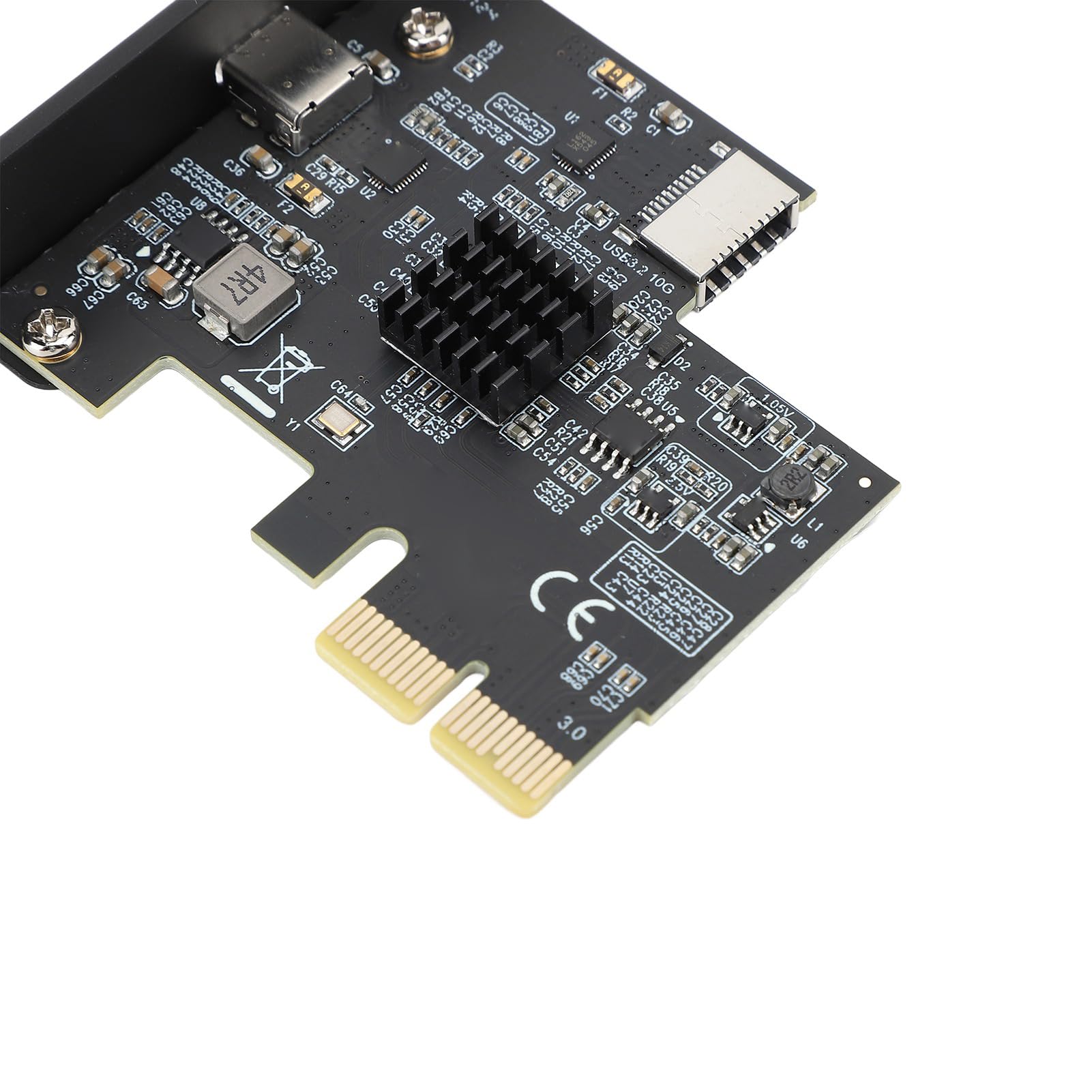Alomejor Scheda di Espansione USB 3.2, Interfaccia Ad Alta Velocità 10Gbps