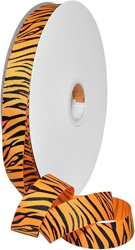 Miniatura 2 de Morex Ribbon Cinta de grogrén Tigre, 1-12 pulgadas por 20 yardas, naranja