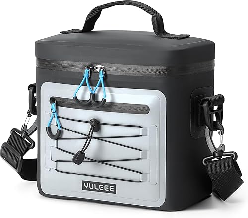 Miniatura 1 de Bolsa enfriadora, 81630 latas de lados suaves, paquete de enfriamiento aislado portátil pequeño, enfriador de almuerzo diario, baúl de hielo a