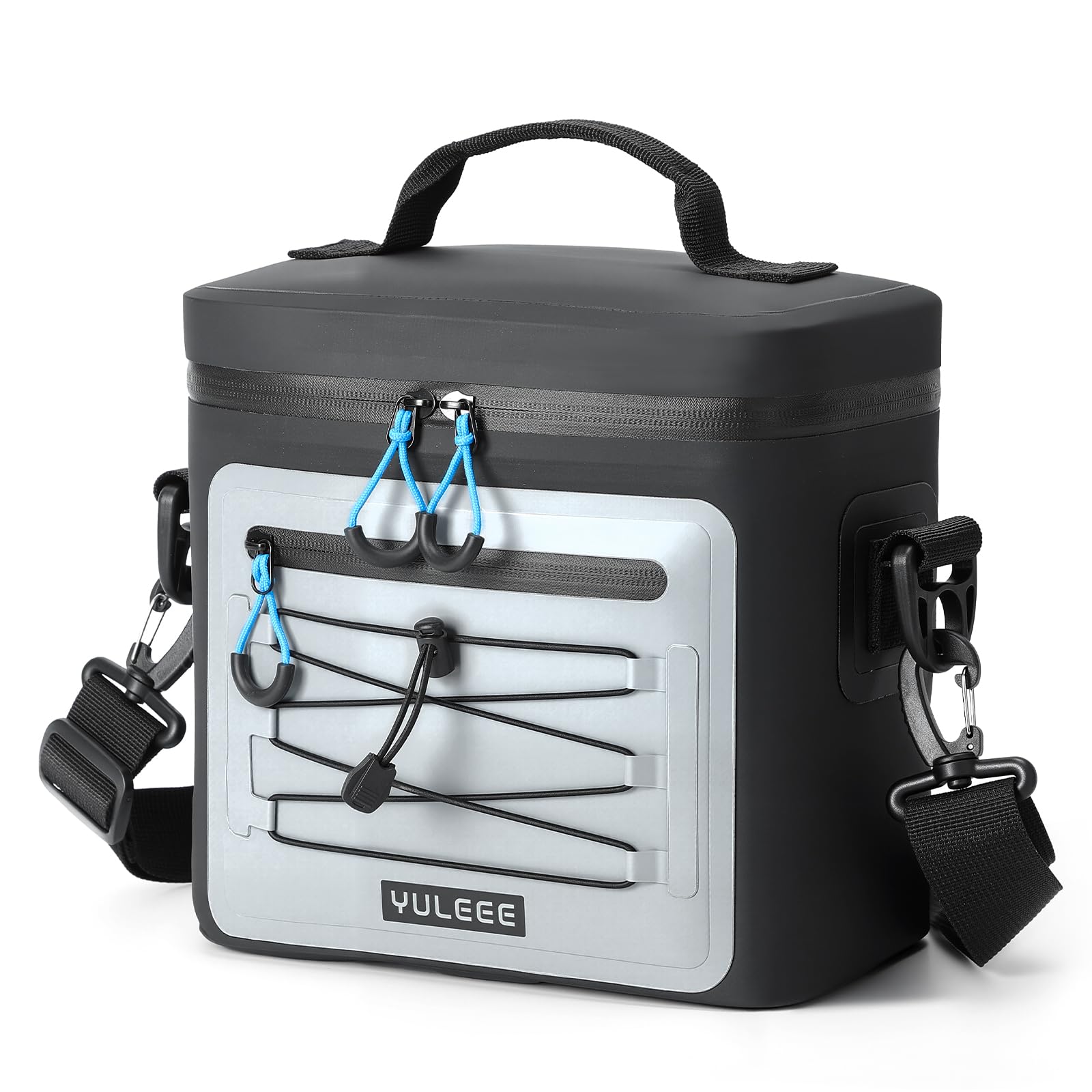 YULEEE 7L Insulated Cooler Bag, Large Lunch Bag for Men & Women, Leakproof & Waterproof Picnic Cooler for Work, BBQ, Travel, Camping, Outdoor Activities, Black — image 1