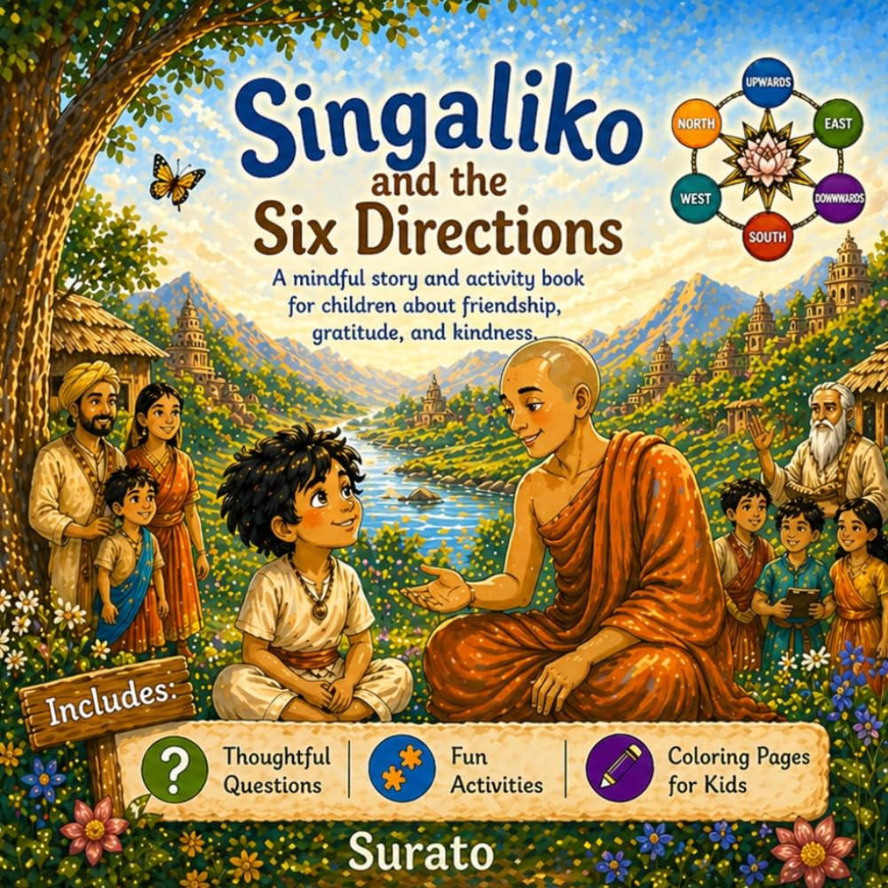 Singaliko and the Six Directions: A Mindful Story and Activity Book for Kids About Kindness, Gratitude and Friendship