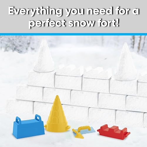 Miniatura 8 de Superio Sandcastle - Kit de construcción de ladrillos de nieve, arena de nieve, juguetes de playa para niños y adultos, forma de bloque de nieve