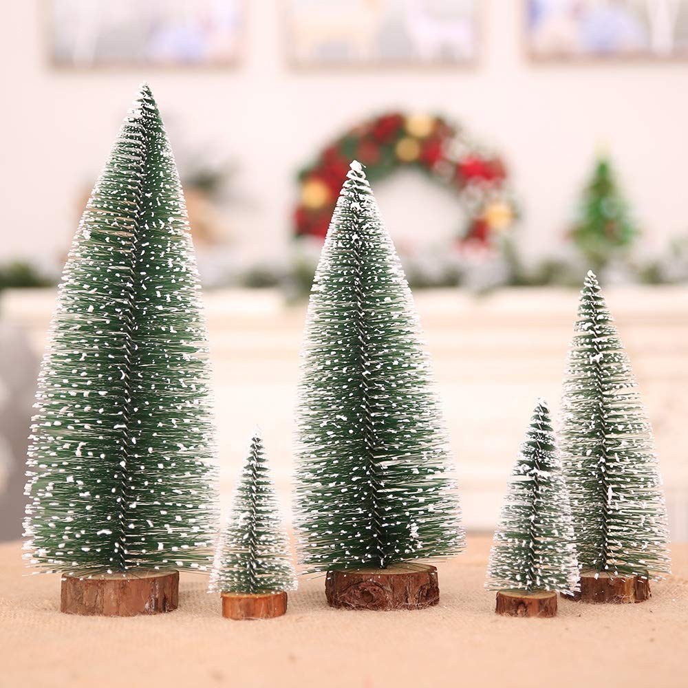 Xmas Tree 5. PC Choinka Boże Narodzenie dekoracje małe sosny umieszczone na pulpicie majsterkowanie Dekoracja mini choinka