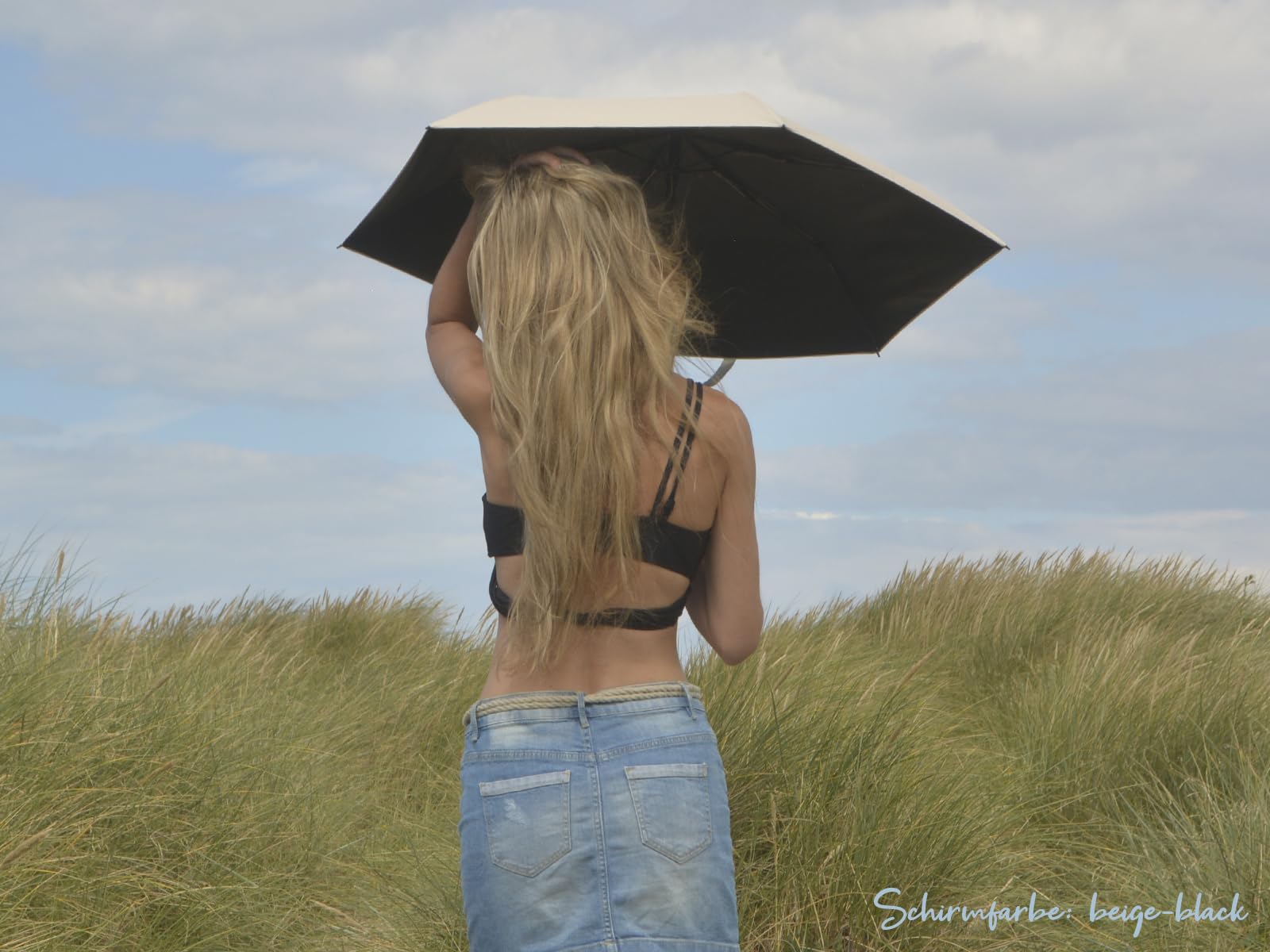 iX-brella Mini paraguas con cierre automático con protección UV y contra el calor