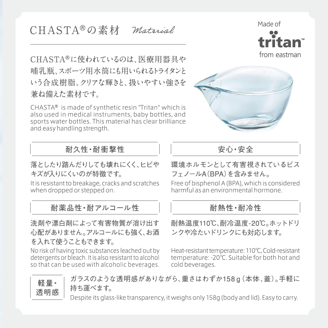 CHASTAのフィルター取り外し