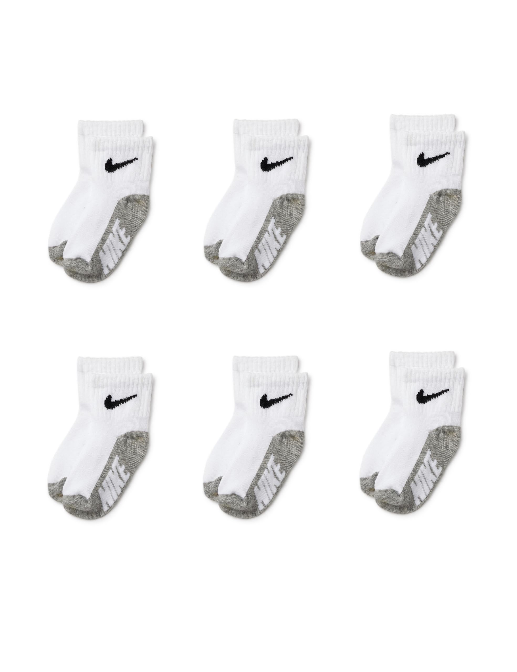Nike Kids 6-Pack Multi Logo Baby Toddler Socks