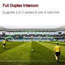 MIMIRACLE Referee Headset, Referee Communication System with Headset Earphone, V6 Bluetooth Intercom for Football Soccer Handball -1Pack gallery image
