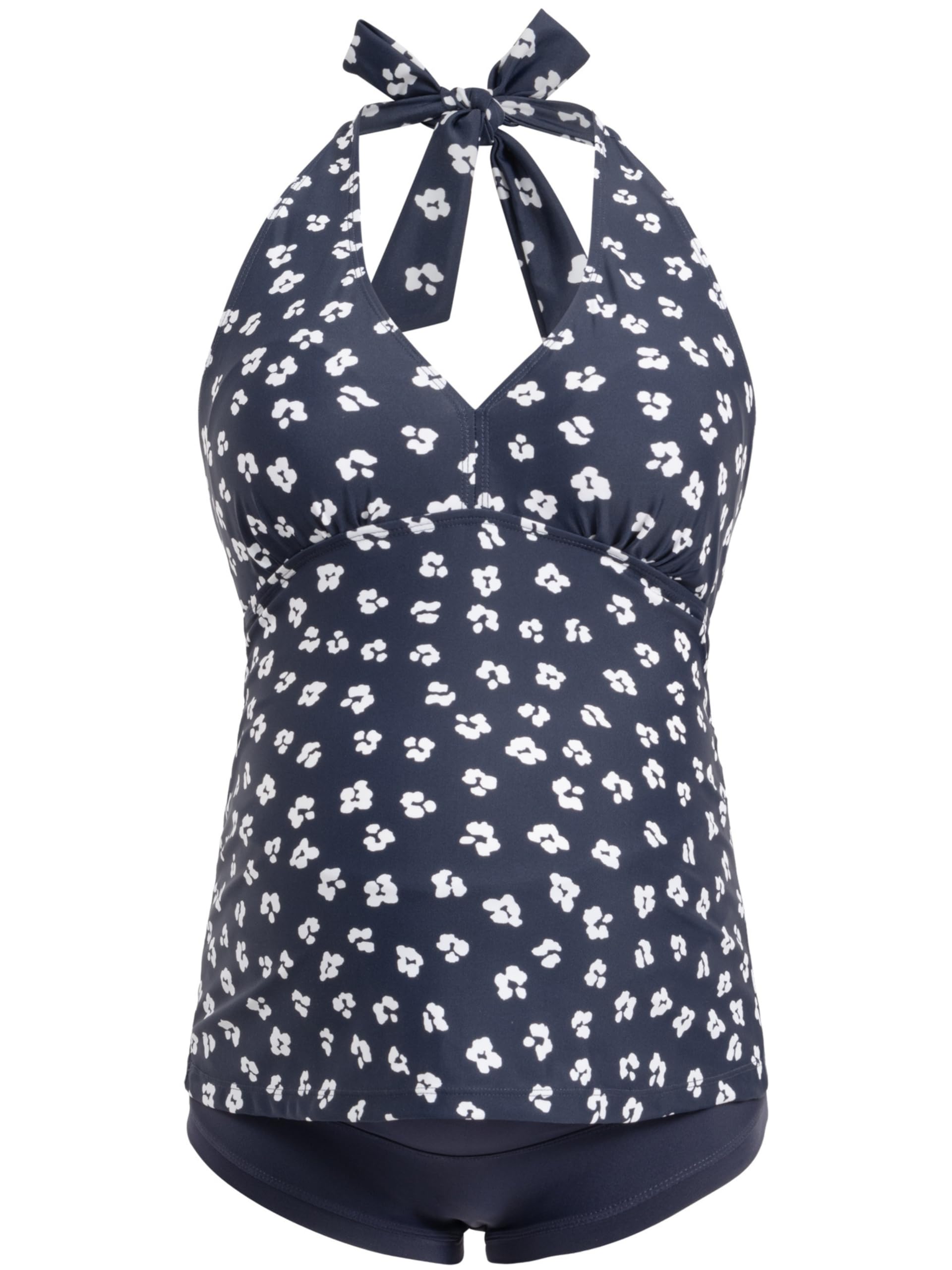 Herzmutter Costume da Bagno Gravidanza - Tankini Premaman - Neckholder - Due Pezzi per Donna Incinte - Costumi Mare Maternitá - 7100