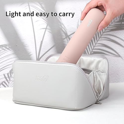 Miniatura 6 de MSQ Soporte para brochas de maquillaje, artículos esenciales de viaje, organizador de brochas de maquillaje, bolsa de maquillaje de silicona para