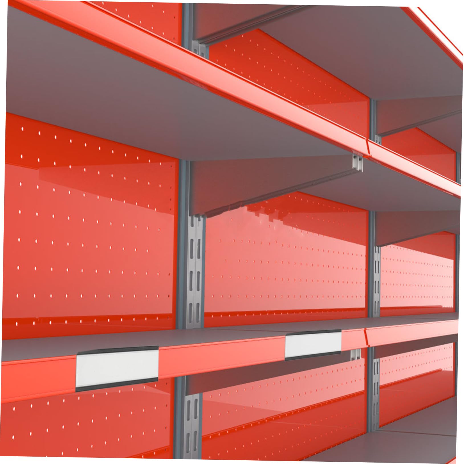 Alipis 30pezzi Porta Etichette Magnetiche in Gomma per Scaffali Metallici Ufficio Magazzino