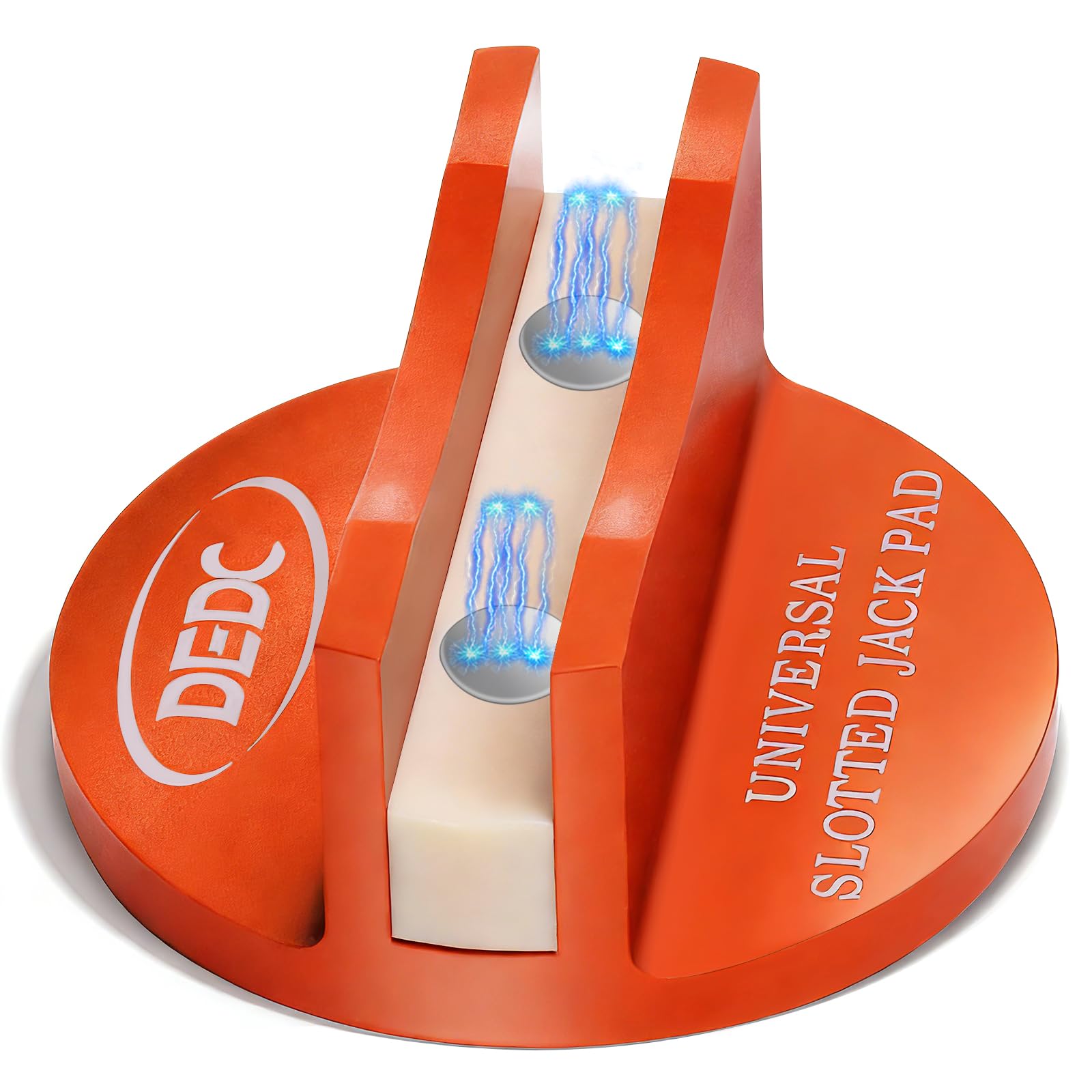 Universal Aluminum Grooved Magnetic Jack Pad, Jacking Puck Pinch Weld Frame Rail Adapter, Oil Change Mush Haves, Change Tire Repair Tires Oil Must Have, for Car SUV Truck Pickup Sedan MPV Wagon