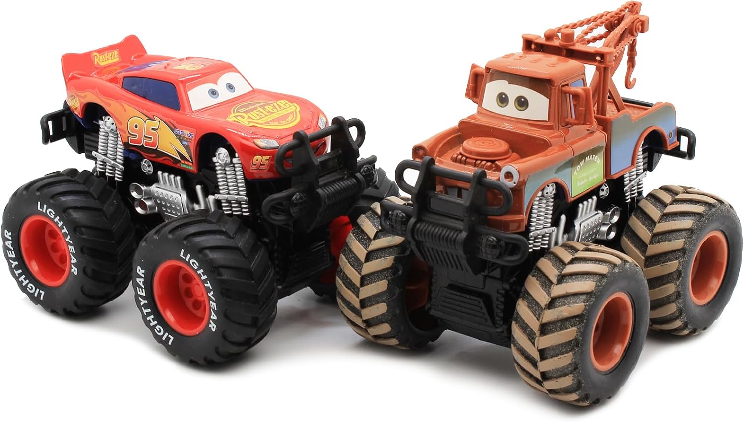 Car 3 Toys, Movie Car, Tow Mater Toys, Birthday Gifts for Kids (2 PCS)