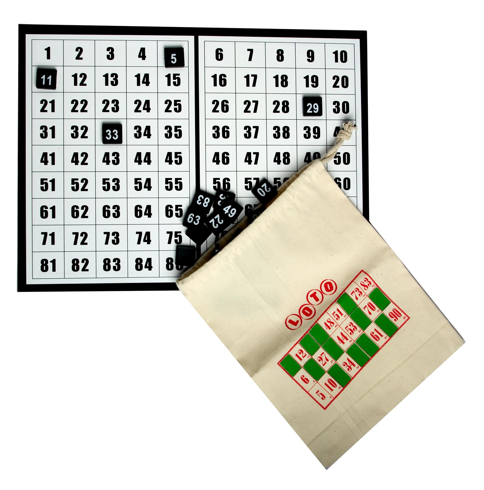 Bingo Starter Kit with Board & Discs - All you need to play Bingo