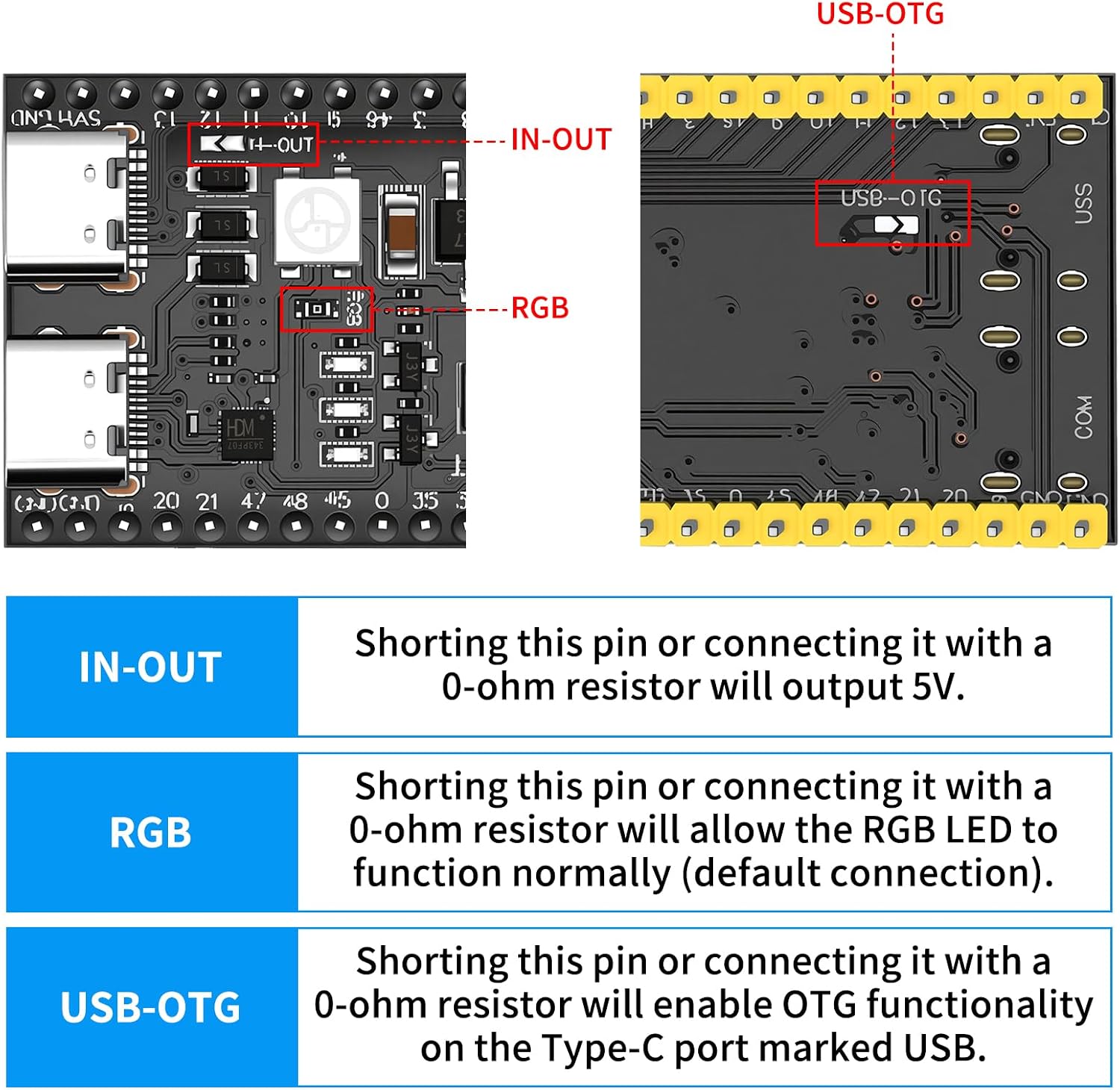 5PCS ESP32 ESP32-S3 Development Board ESP32-S3 Module Core Board ESP32-S3-DevKit N16R8 Development Board with Dual-Mode Wi-Fi and Bluetooth Type-C Interface Pin Headers Soldered