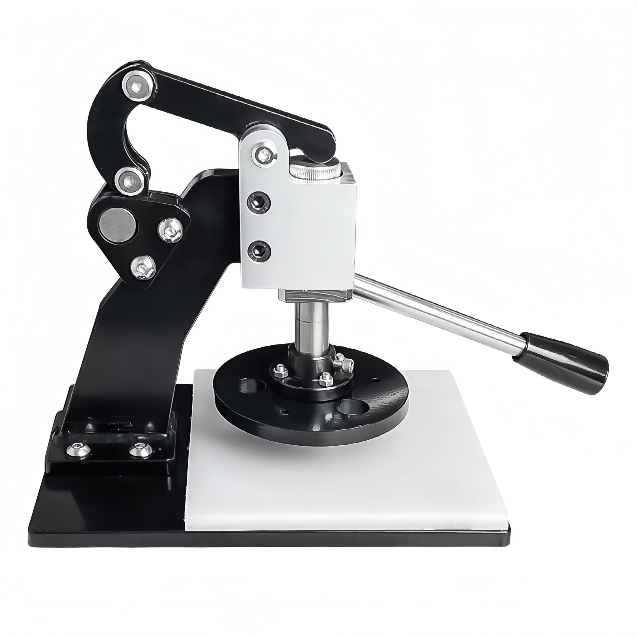 Questa Robusta Macchina Manuale per fustellatura della Pelle con Stampo a pressa Manuale e Cuscinetto in PVC, per Tagliare, forare e goffrare Pelle, Tessuto, PVC, Carta Fotografica, Fai da t