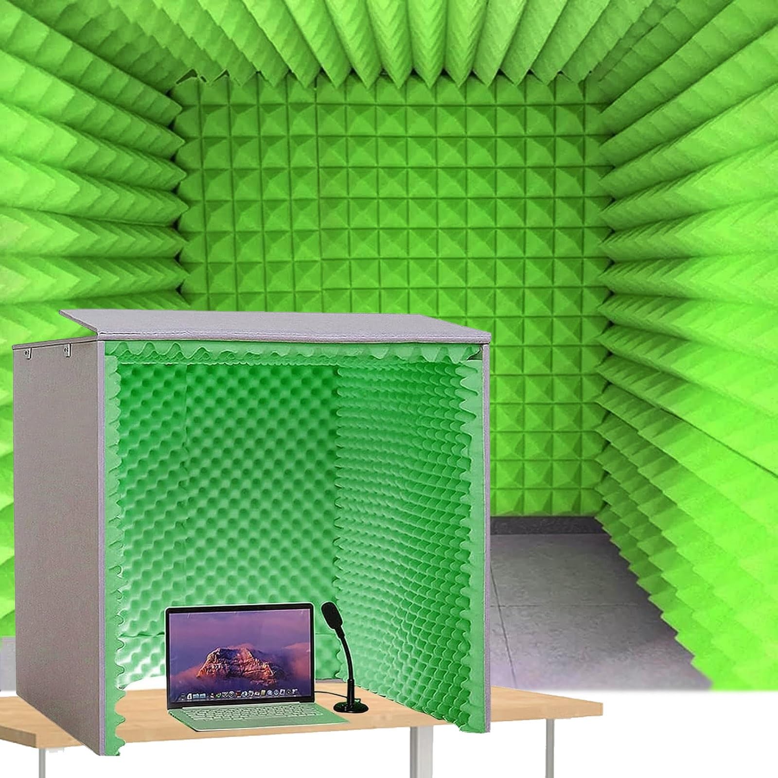 Cabine d'enregistrement vocal portable écran acoustique de table pour filtre micro micro