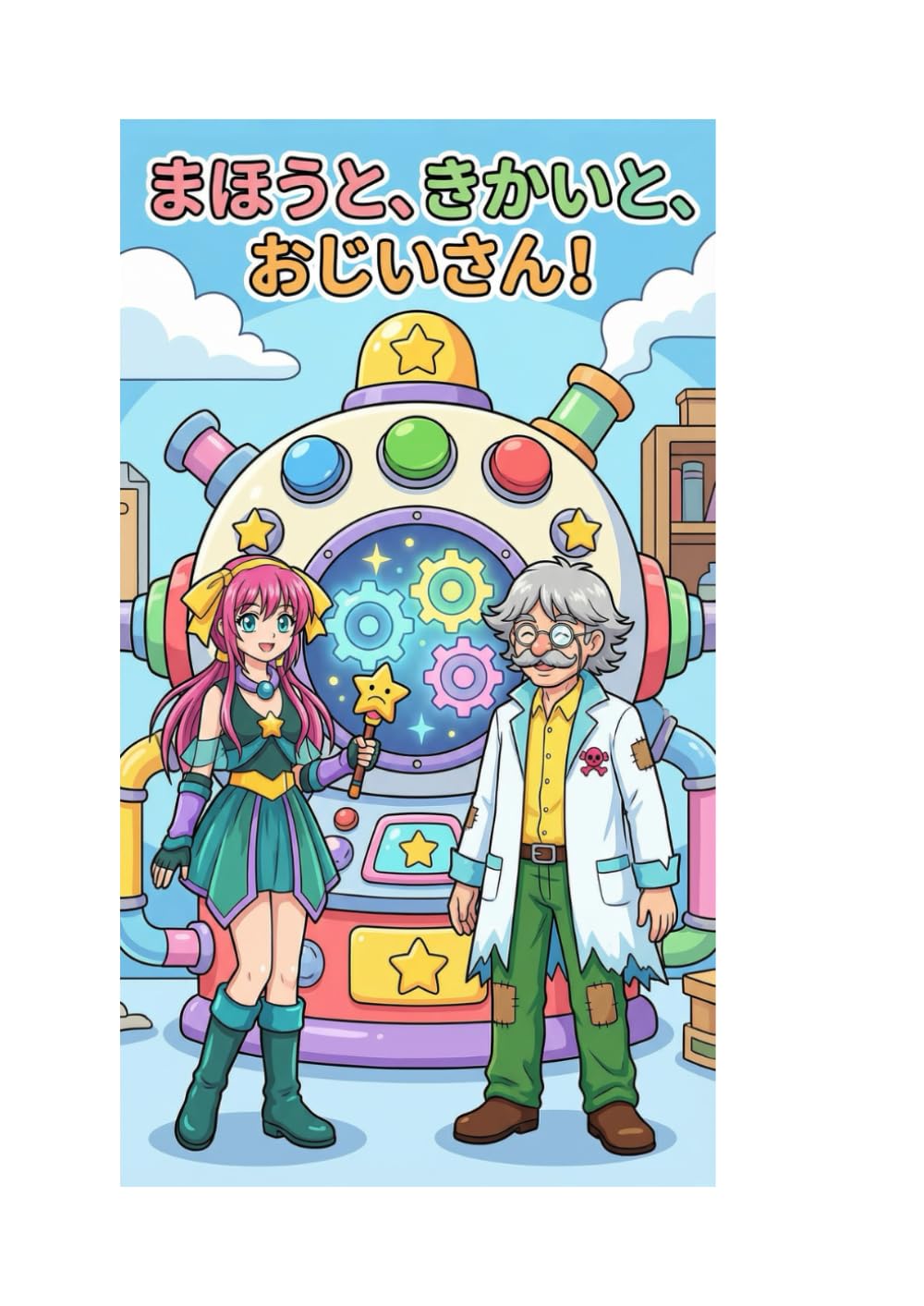 まほうときかいとおじいさん！: ドクターマッド研究所の ちょっとふしぎな発明ノート