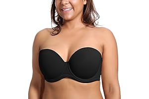 DELIMIRA Women's Multiway Strapless Bra Plus Size