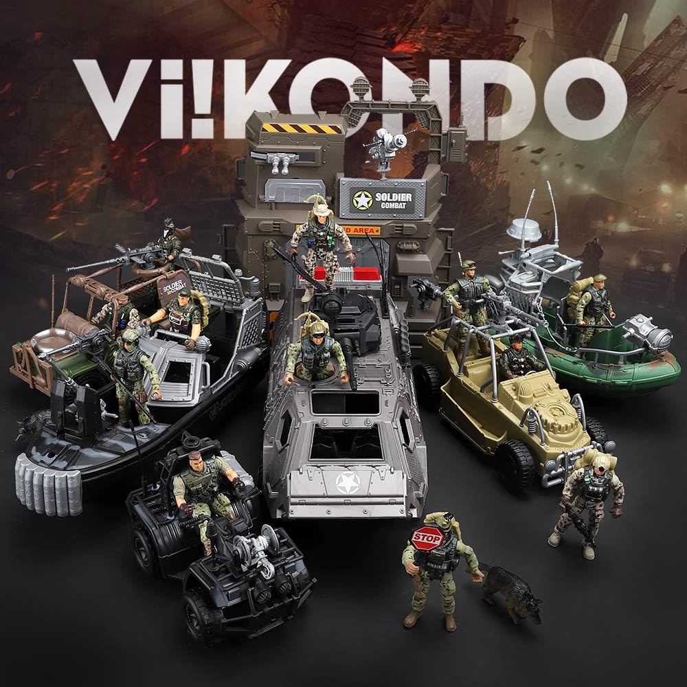 Amazon.co.jp: ViiKONDO アクションフィギュア 陸軍 男性 おもちゃ