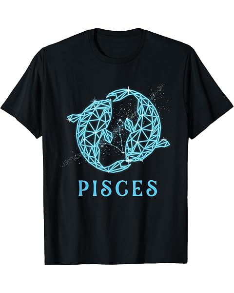 Pisces Zodiac Sign Astrology Symbol Birthday Horoscope T-Shirt