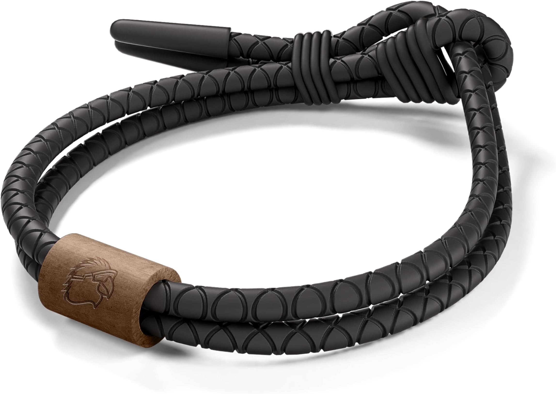 - FlexTech Adjustable Silicone Rope Bracelet: Waterproof, Sweatproof, Sunproof, Minimalist Surf, Golf Jewelry for Men - One Size Fits All