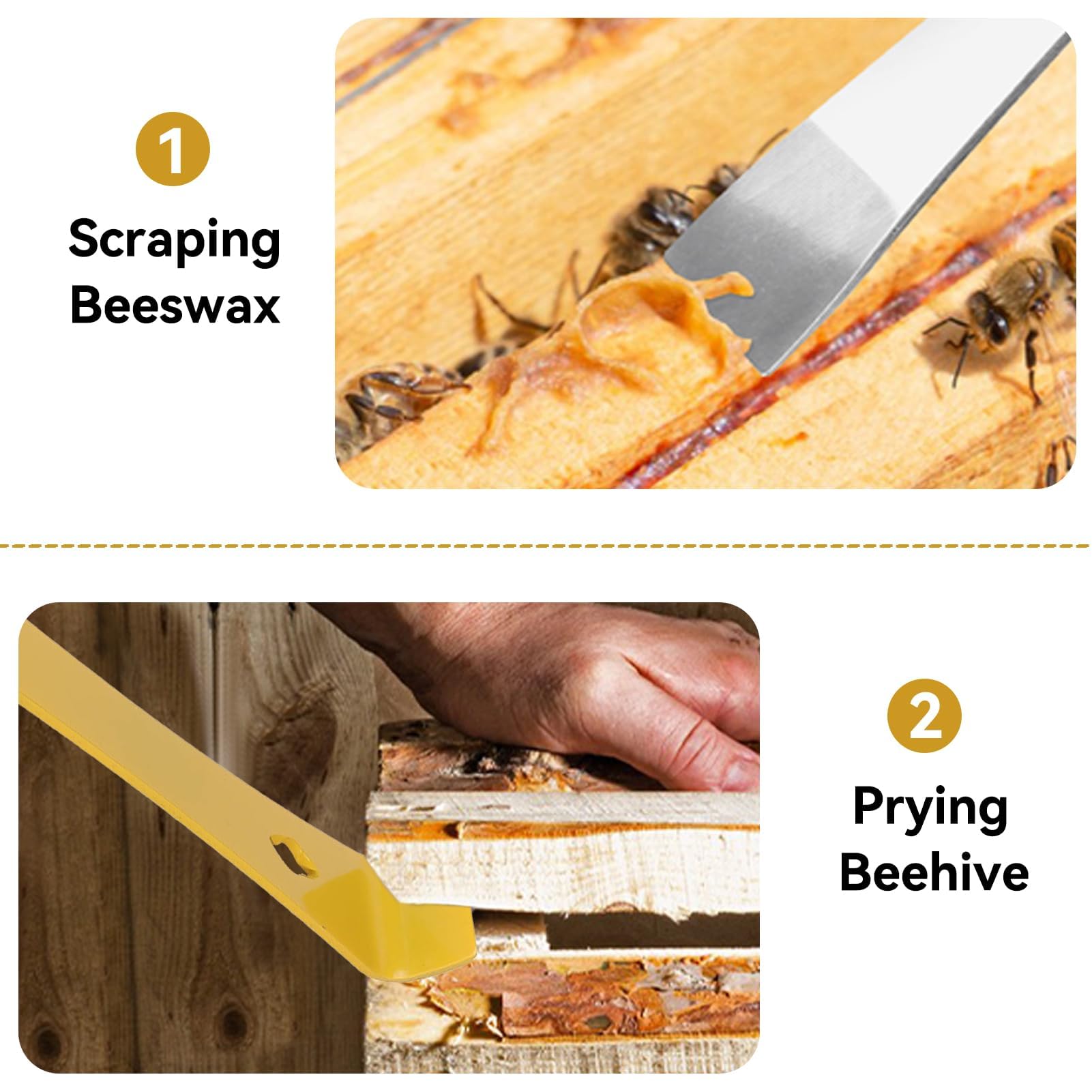 Outil De Nettoyage Cadre Ruche Grattoir Acier Inoxydable - Indispensable Apiculture