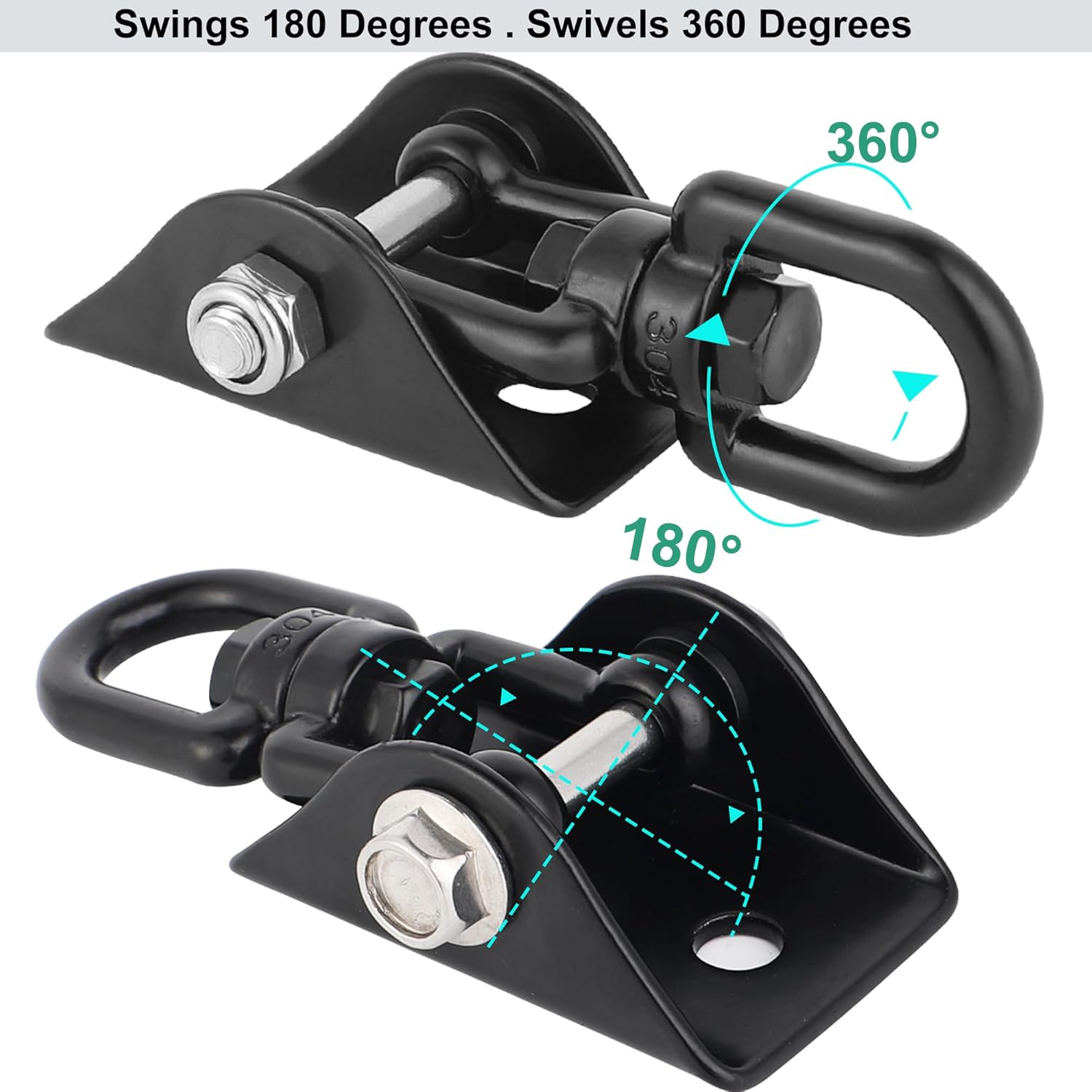 Porch Swing Hanging Kit, 2Pcs Hammock Hanging kit with 2Pcs Porch Swing Springs