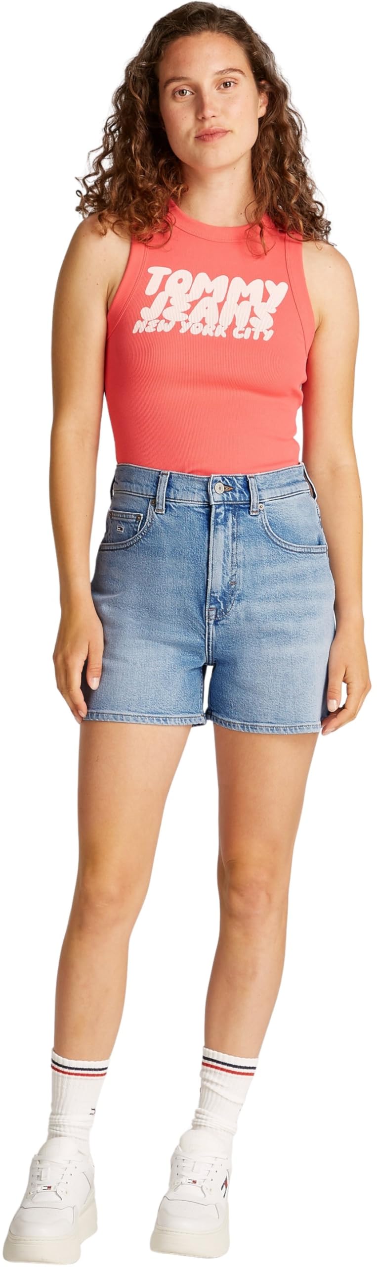 Tommy Hilfiger Pantaloncini Donna Jeans Art DW0DW20091