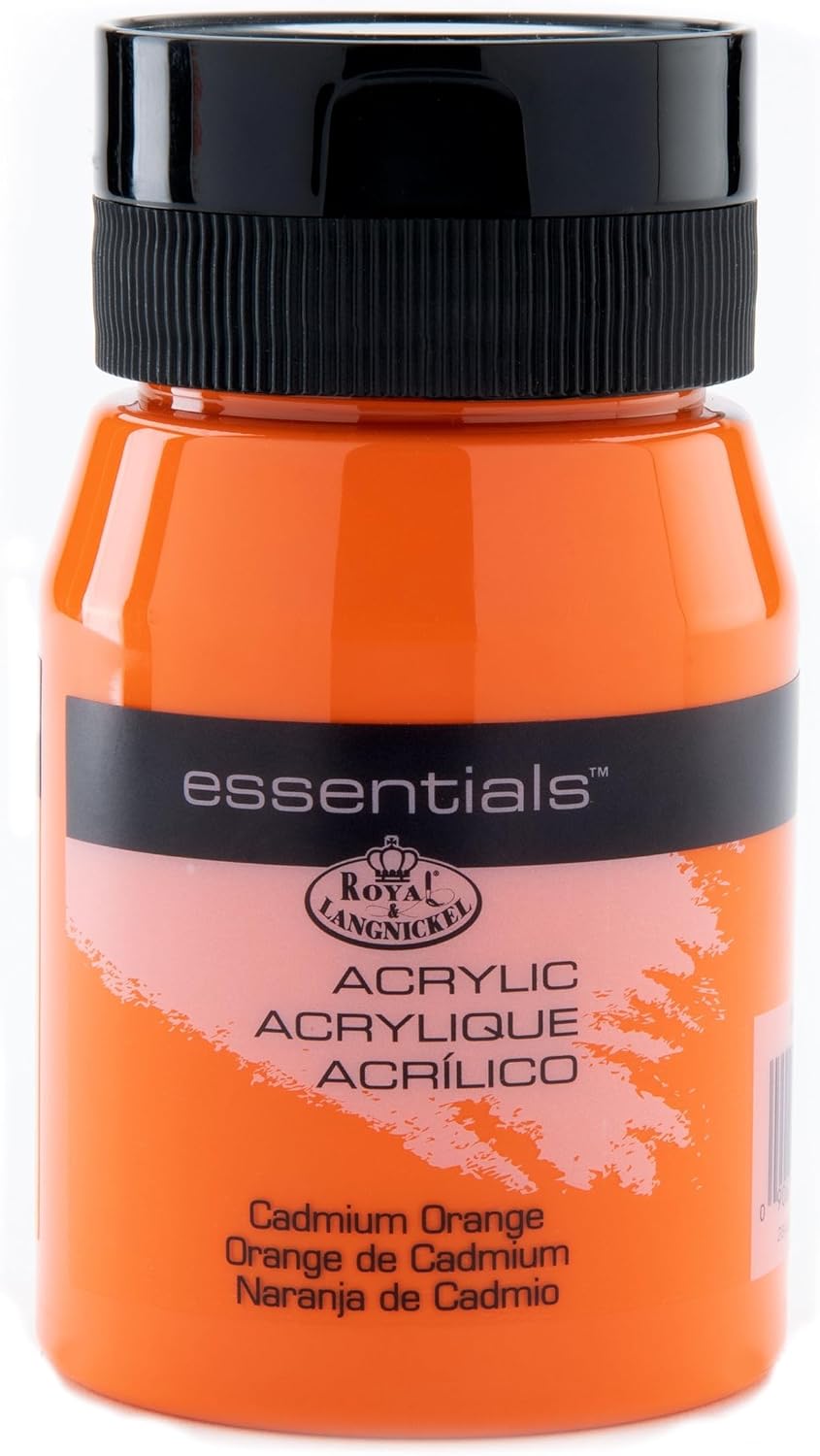 Royal & Langnickel Essentials Acrylic Jar Paint, 500ml, Cadmium Orange
