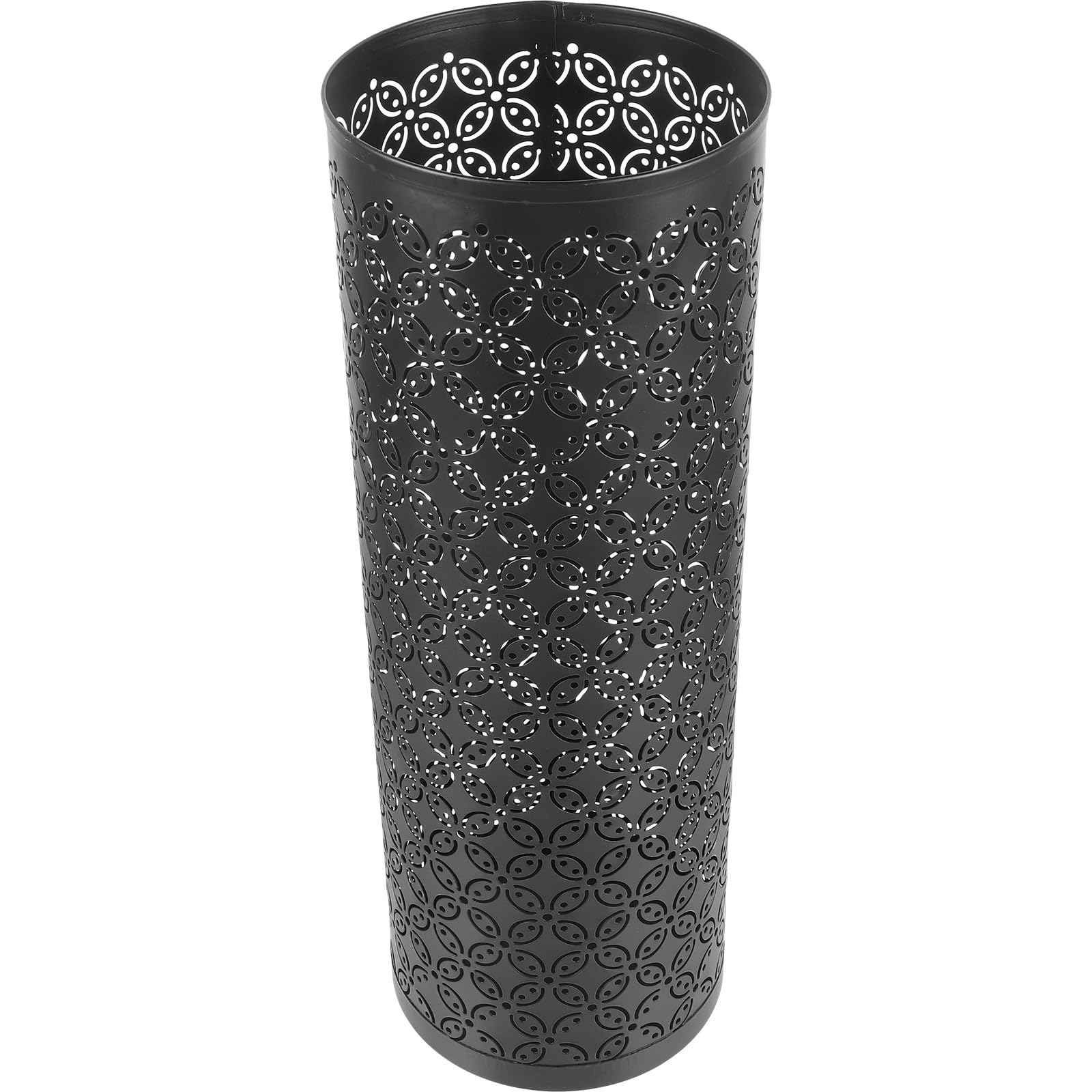 Seau à parapluie noir grande capacité avec base solide pour bureau et bars - 8