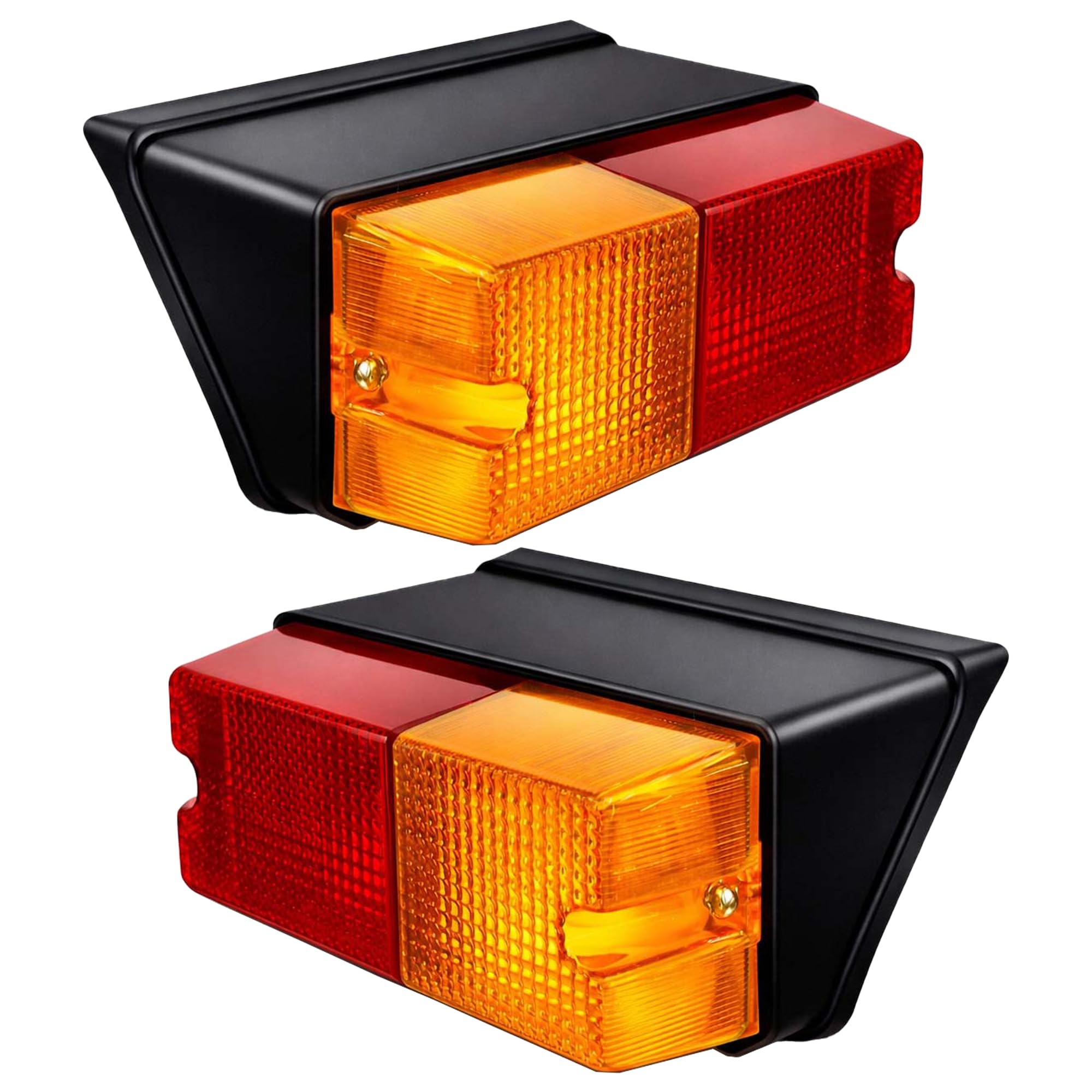 Combinazione di luci per trattore Luci posteriori Gruppo luci posteriori trattore con lampadine 12v Compatibile con Sonalika Indofarm Standard Universal Trattori parti luci