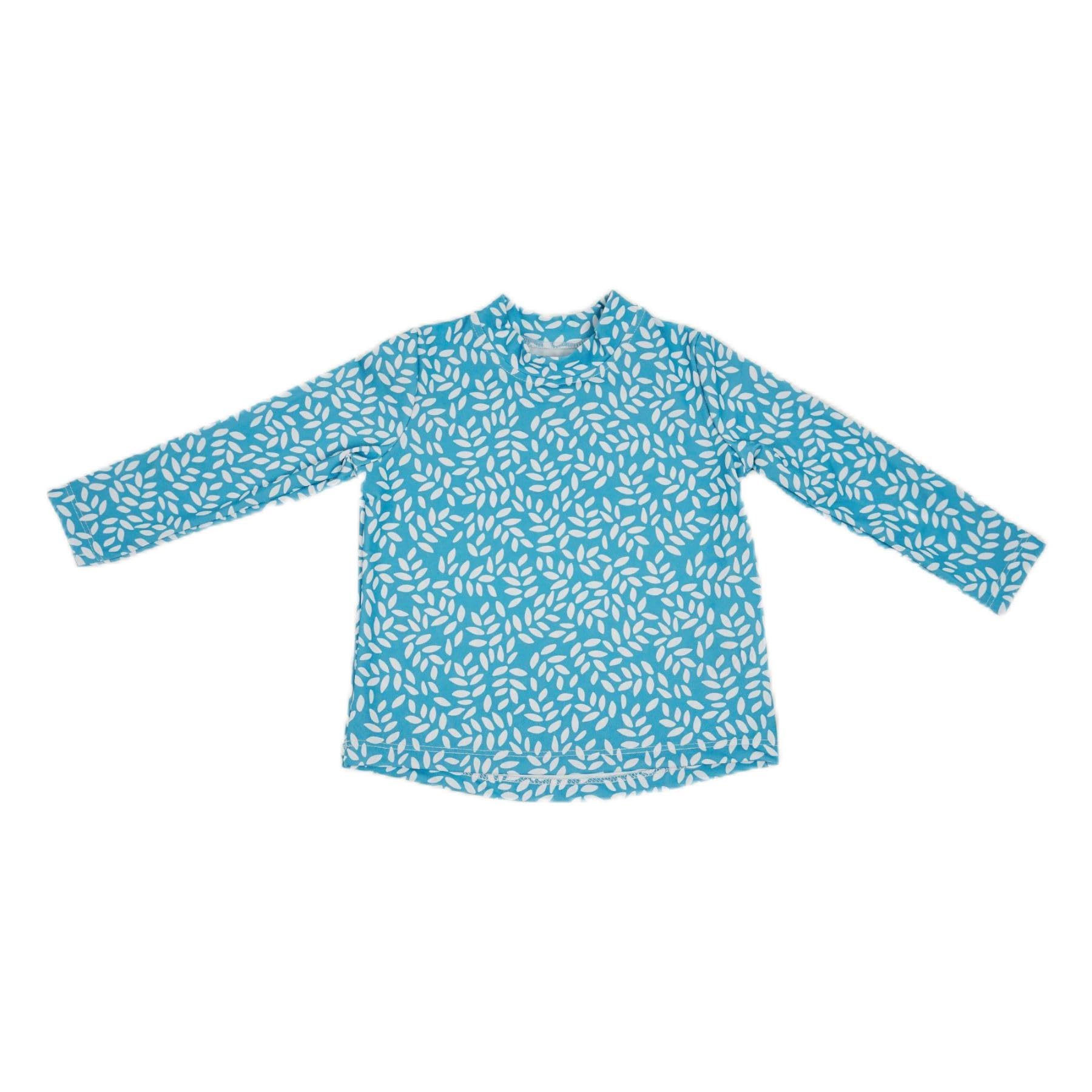 Hinzling UV Shirt Kinder Malibu Blue (S - 62/68) – Langarm & UPF 60 Sonnenschutz – Ökotex Zertifiziert & schadstofffrei – UV Kleidung Baby gemütlich & nachhaltig – Made in Europe