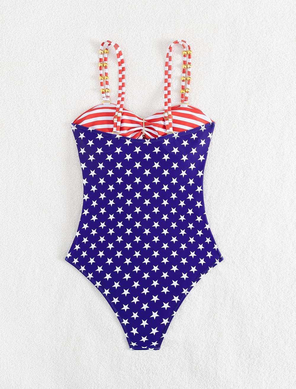 Tainehs Women's One Piece Swimsuits Color Block Tummy Control High Waisted Bathing Suit - Image 6