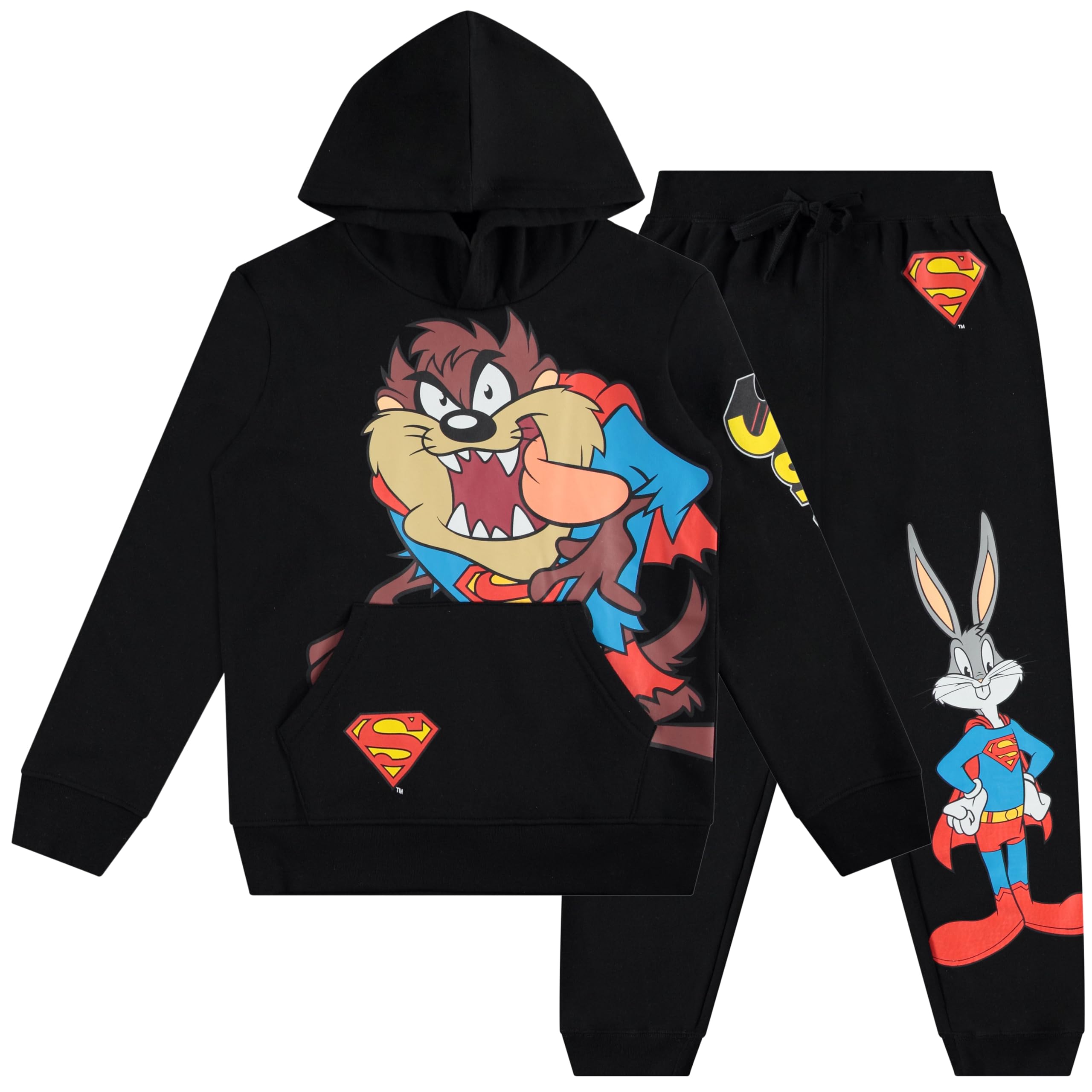 Superman ensemble sweat à capuche pantalon jogging garçon 4-20 - 8