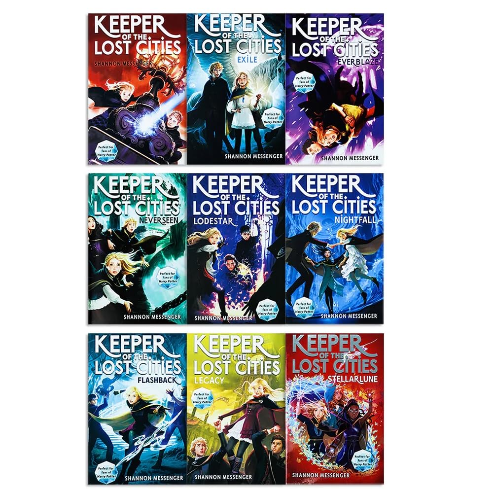 Keeper of the Lost Cities Book Series Collection, 9 Books, By Shannon Messenger