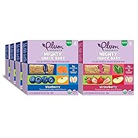 Vista 26 de Plum Organics Mighty Snack Bars - Pumpkin and Banana - 0.67 oz Bars (Pack of 48) - Organic Fruit and Vegetable Toddler Food Snack Bars